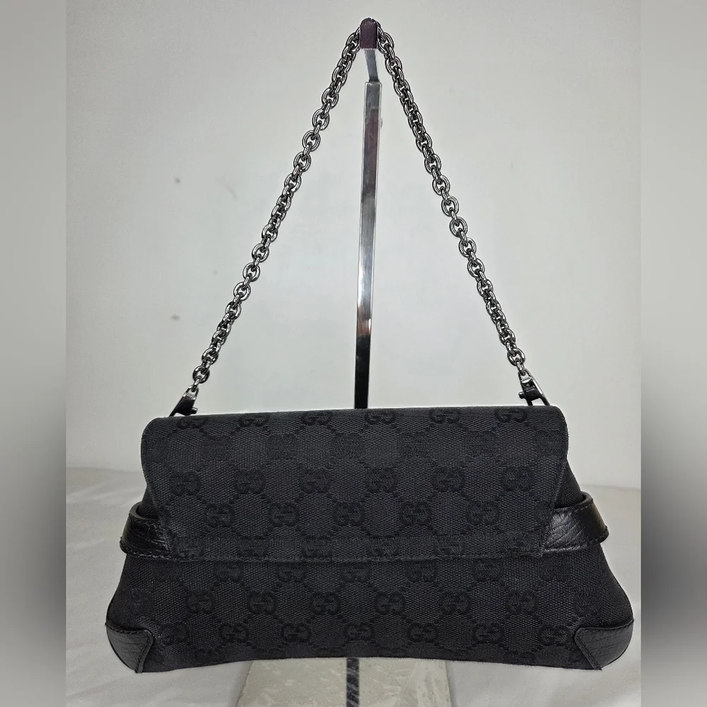 Gucci Horsebit Chain cloth handbag - Picture 3 of 13